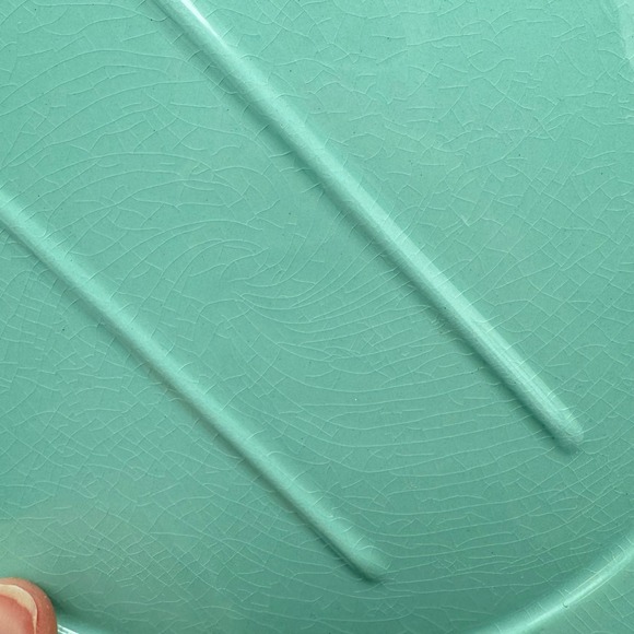 MARCREST NORDIC MINT Vtg Mid Century Modern Atomic Leaf Butter Dish Server MCM - Picture 12 of 14